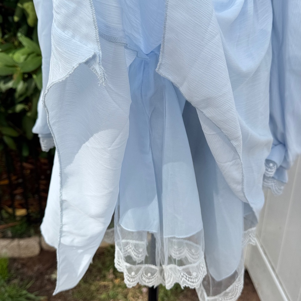 Sugar thrillz baby blue dress nwt small - Picture 9 of 11